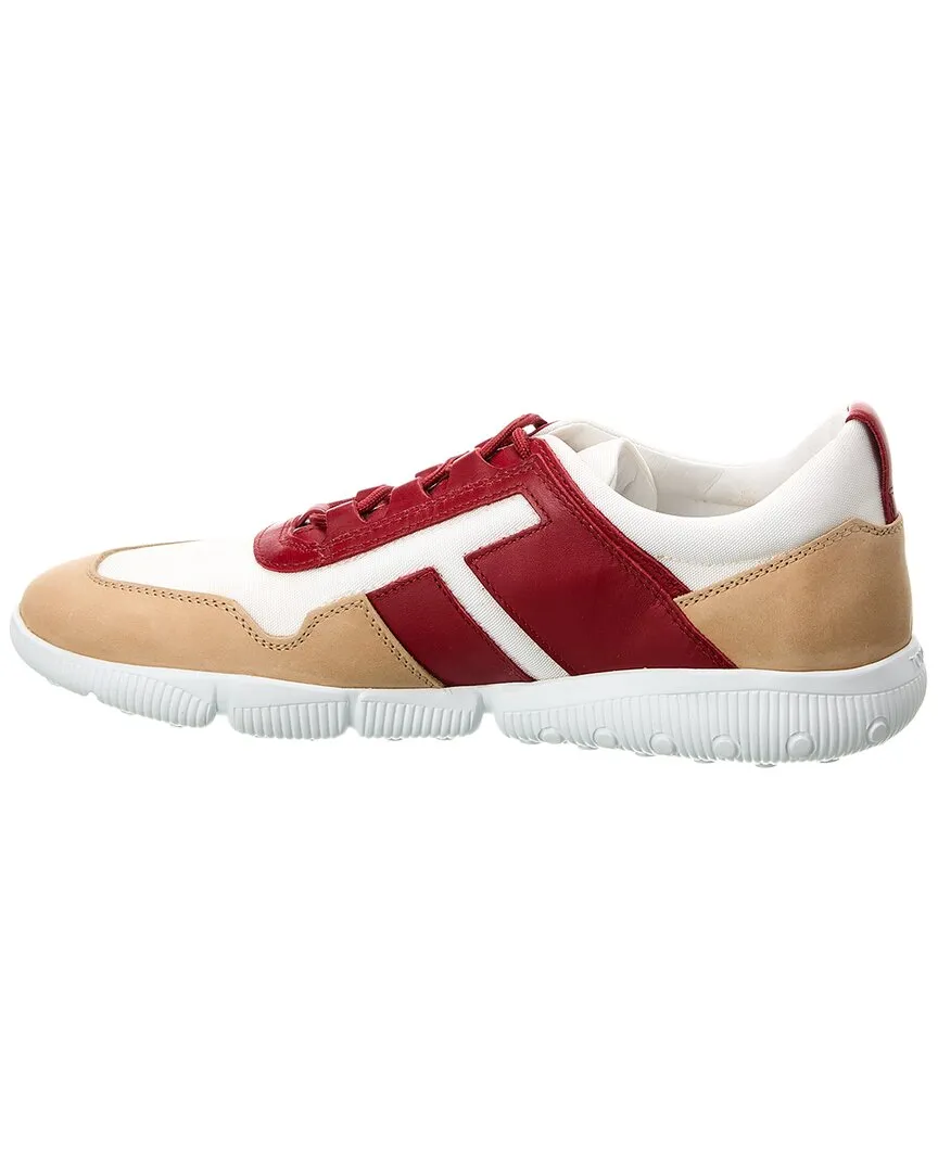TODs All Competition Canvas & Leather Sneaker
