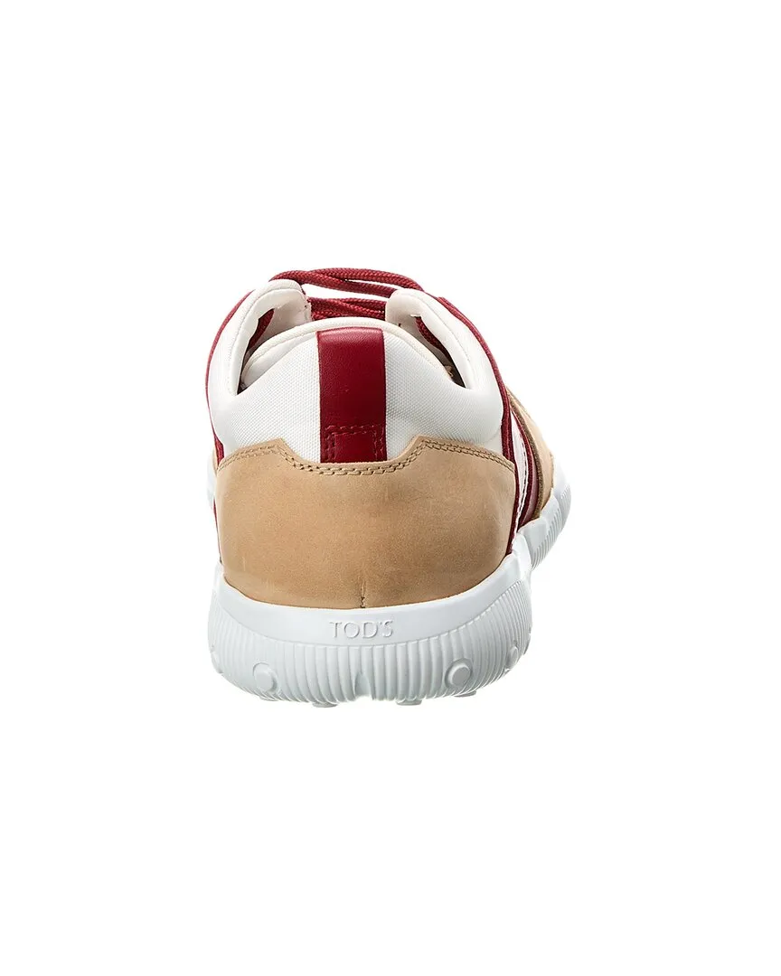 TODs All Competition Canvas & Leather Sneaker