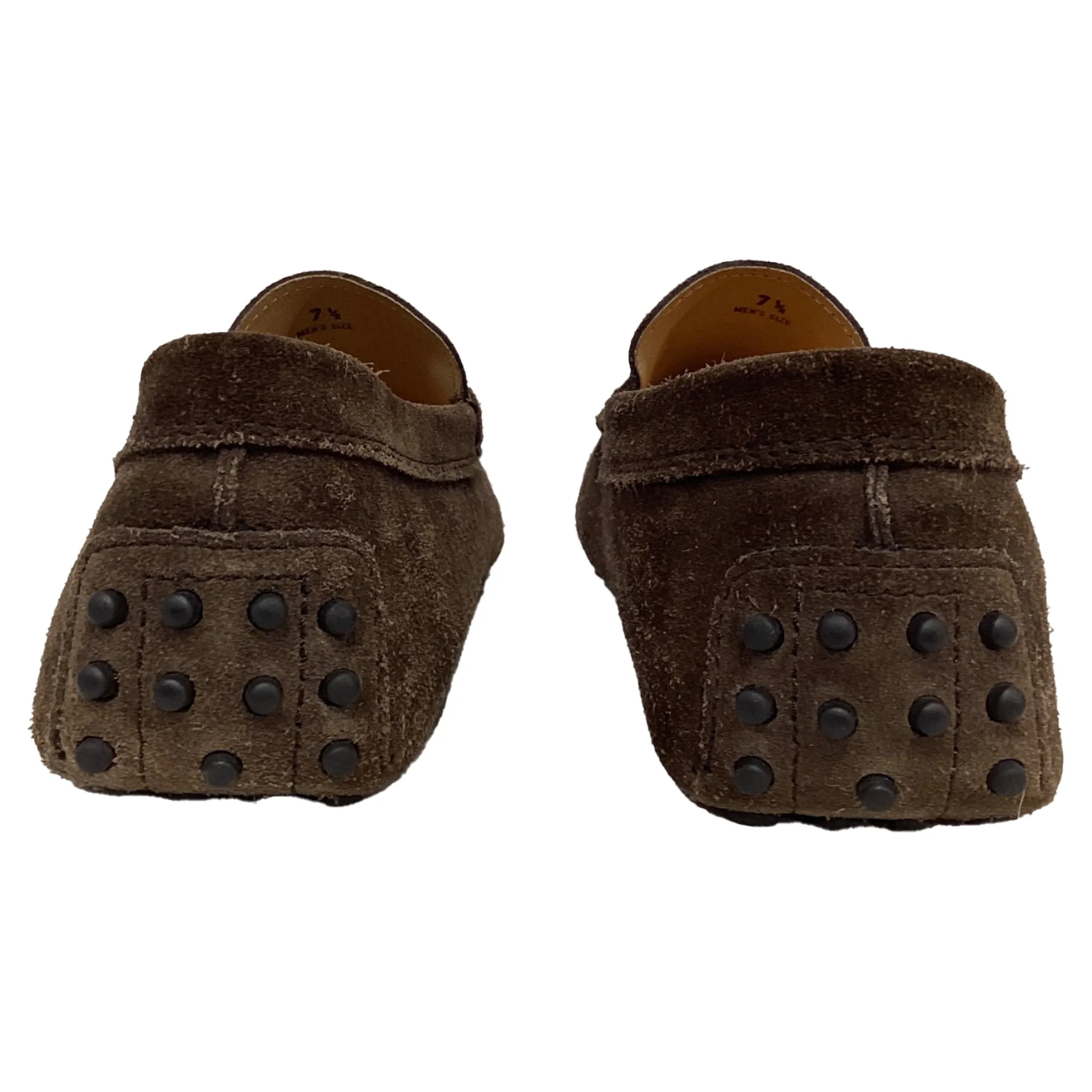 Tod's Gommino Driving Loafers in Brown Suede
