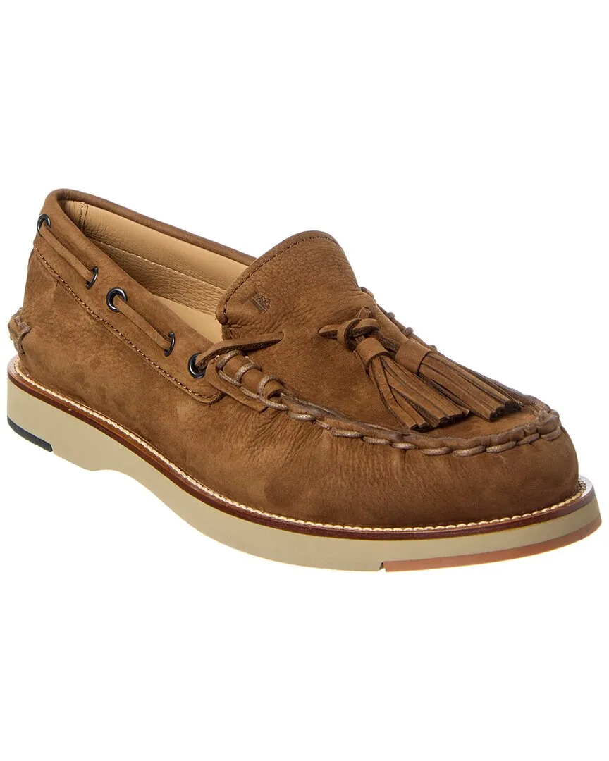 TODs Leather Boat Shoe