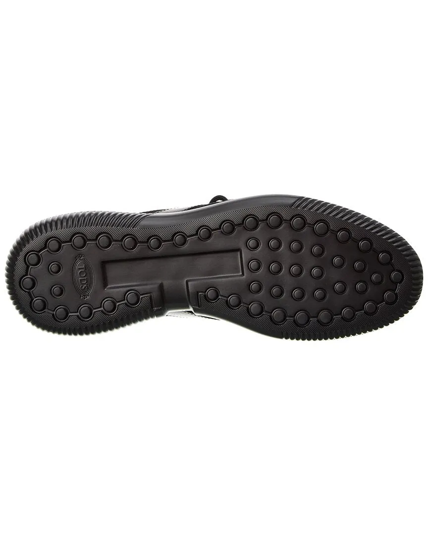 TODs Sportivo Light Knit & Leather Sneaker