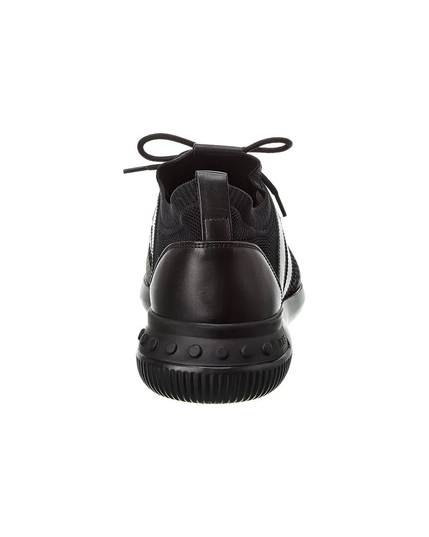 TODs Sportivo Light Knit & Leather Sneaker