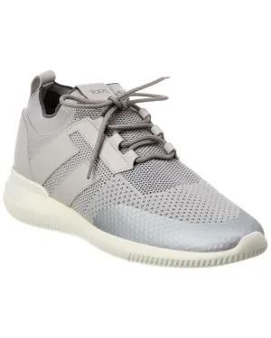 TODs Sportivo Light Knit & Leather Sneaker