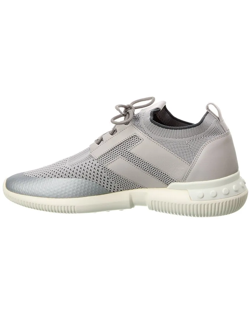 TODs Sportivo Light Knit & Leather Sneaker