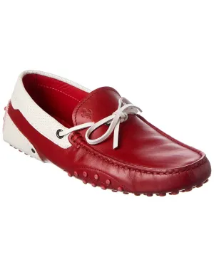TODs x Ferrari Gommino Leather Loafer
