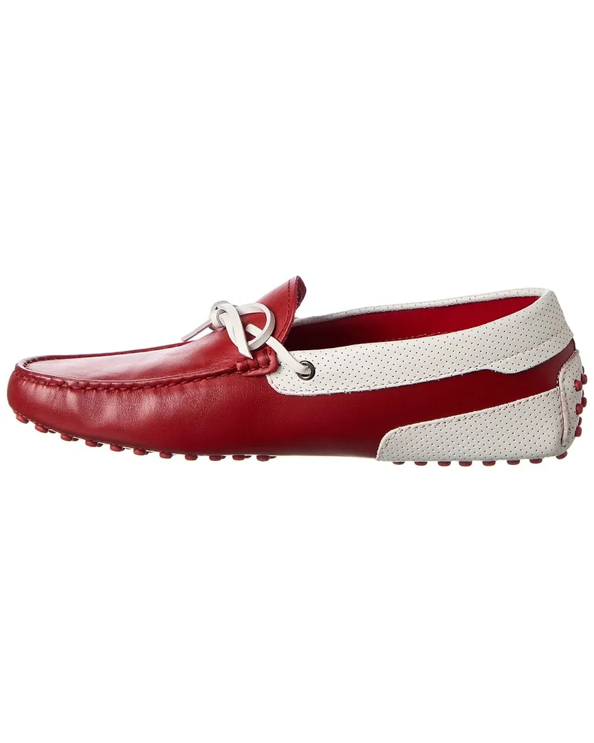 TODs x Ferrari Gommino Leather Loafer