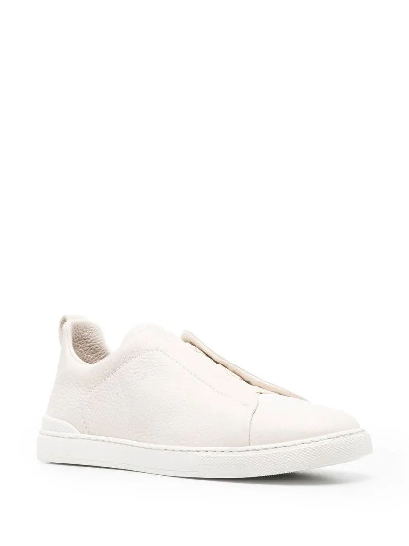 Triple-Stitch Low-Top Sneakers