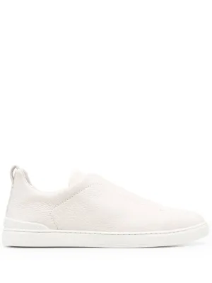 Triple-Stitch Low-Top Sneakers