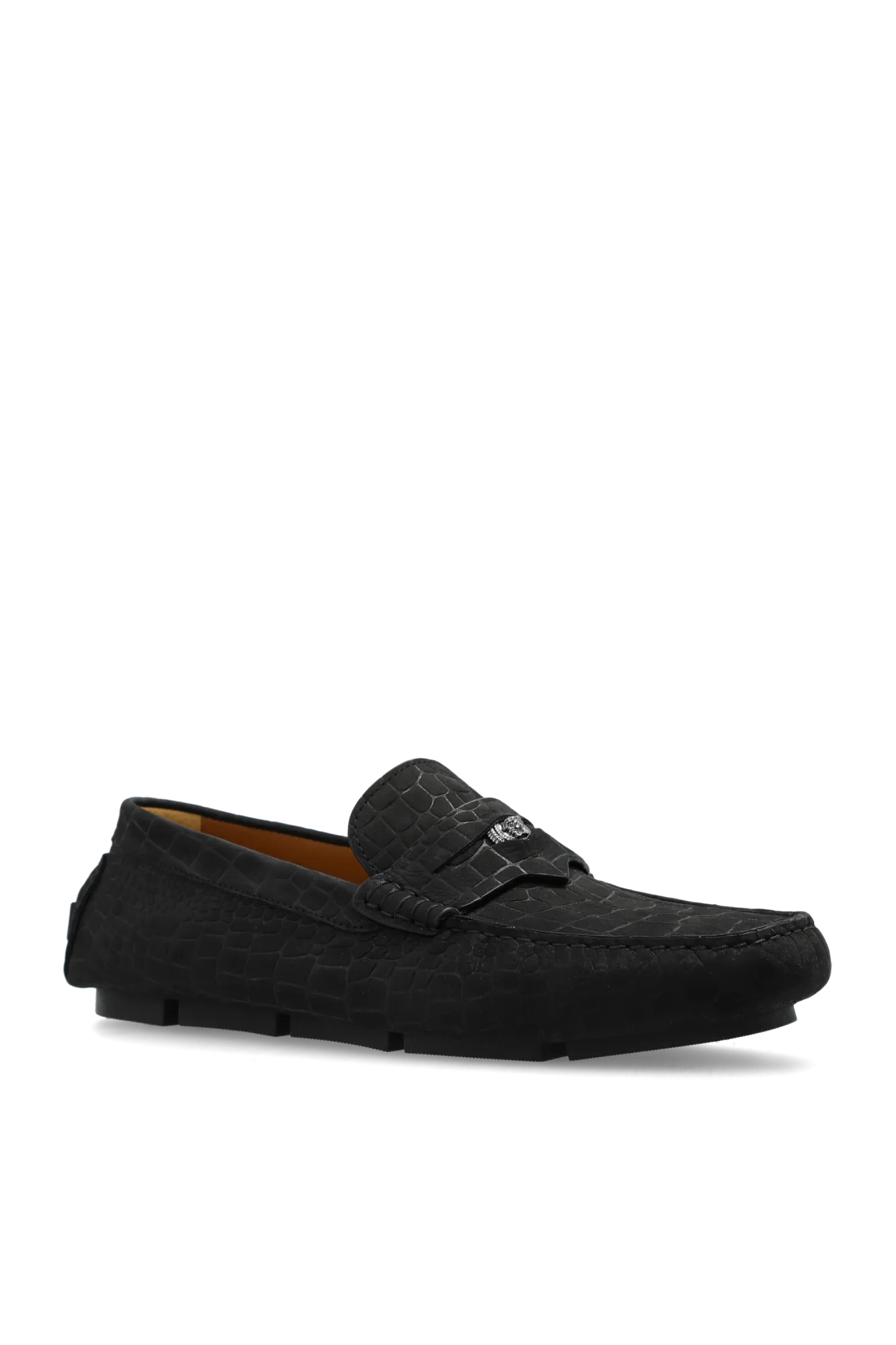 Versace Leather Loafers