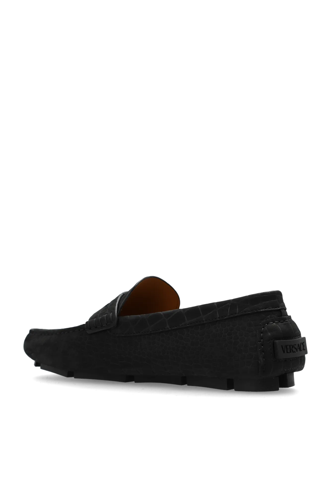 Versace Leather Loafers