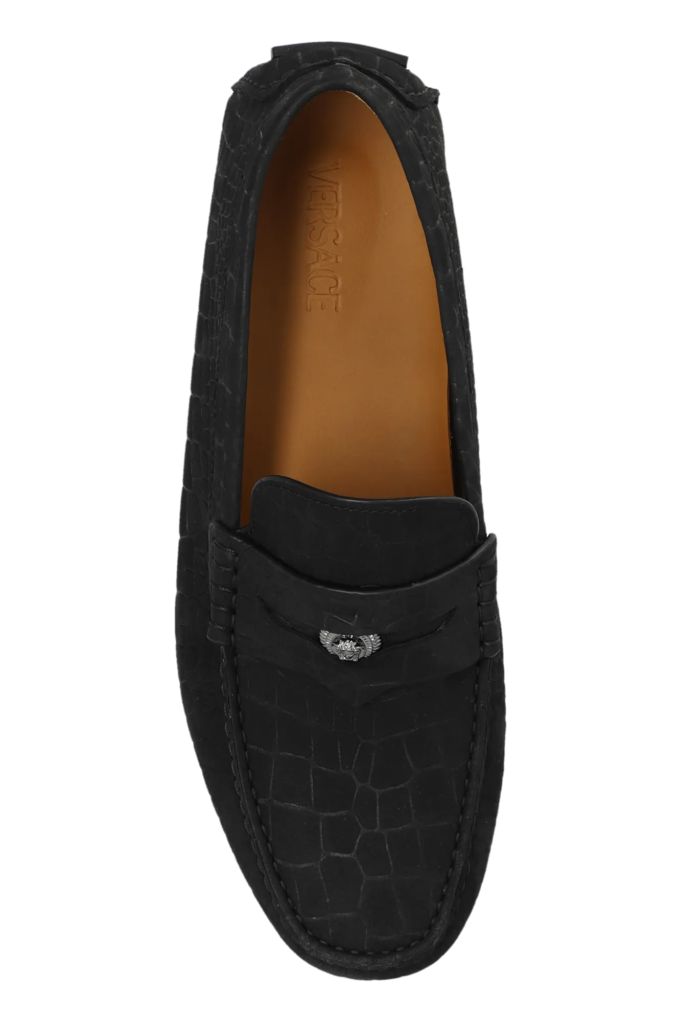 Versace Leather Loafers