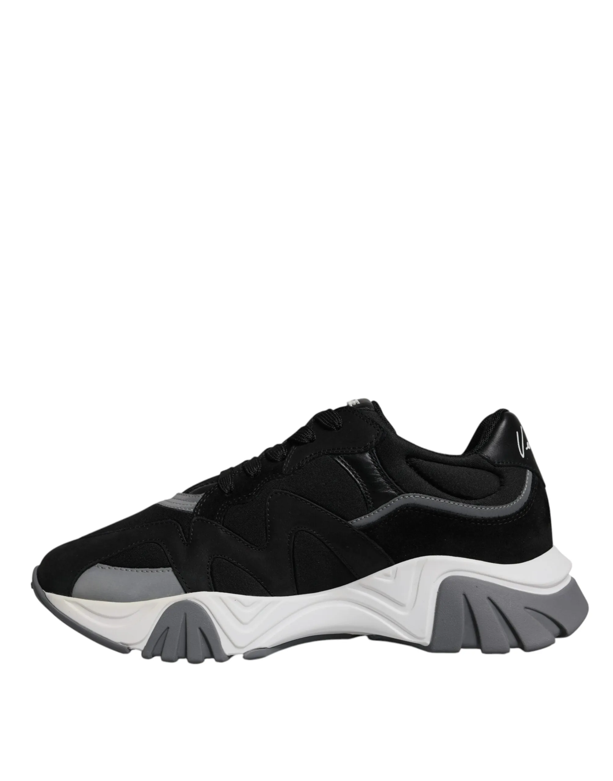 Versace  Leather Neoprene Chunky Low Top Sneakers Squalo Men's Shoes