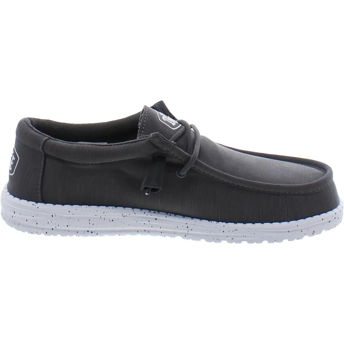 Wally Slub Mens Canvas Comfort Slip-On Shoes