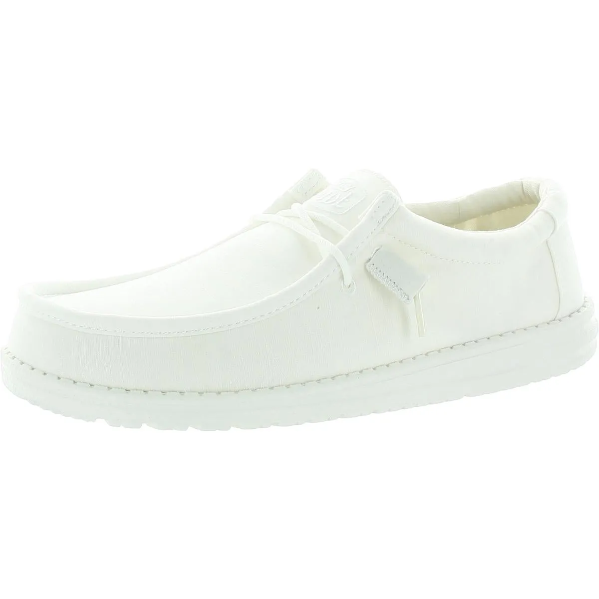 Wally Slub Mens Canvas Comfort Slip-On Shoes