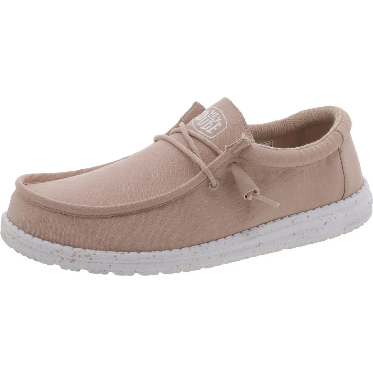 Wally Slub Mens Canvas Comfort Slip-On Shoes