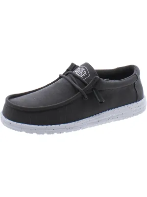 Wally Slub Mens Canvas Comfort Slip-On Shoes