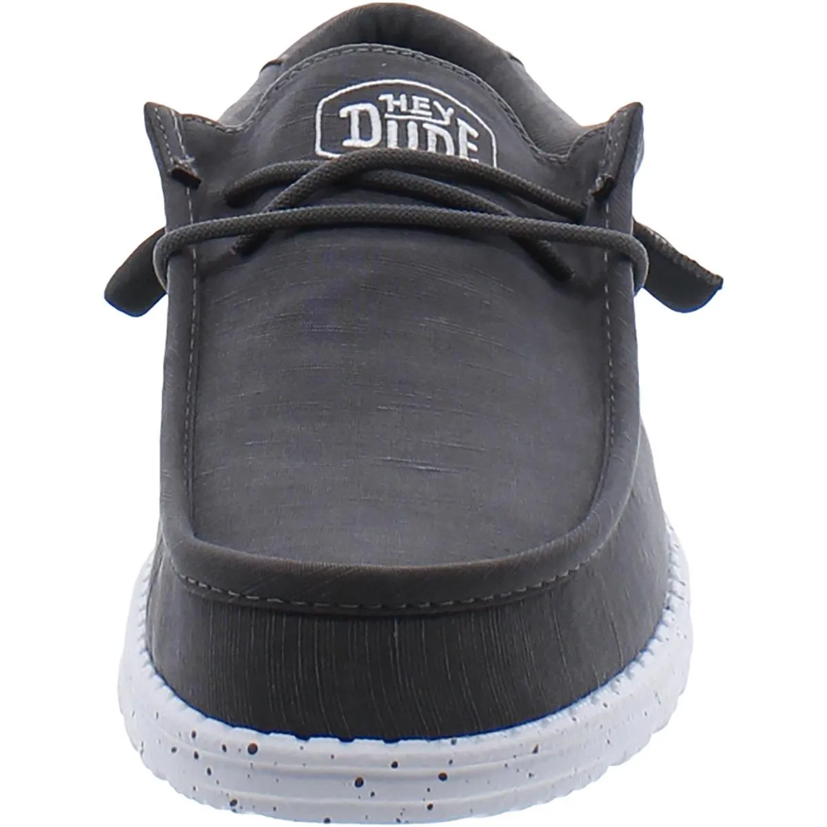 Wally Slub Mens Canvas Comfort Slip-On Shoes
