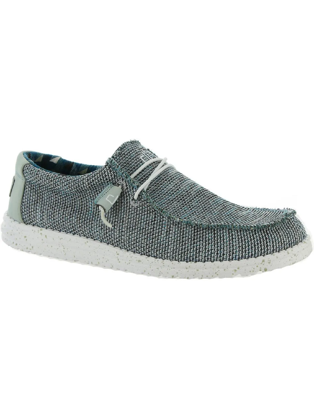 Wally Sox Mens Knit Ankle Slip-On Sneakers