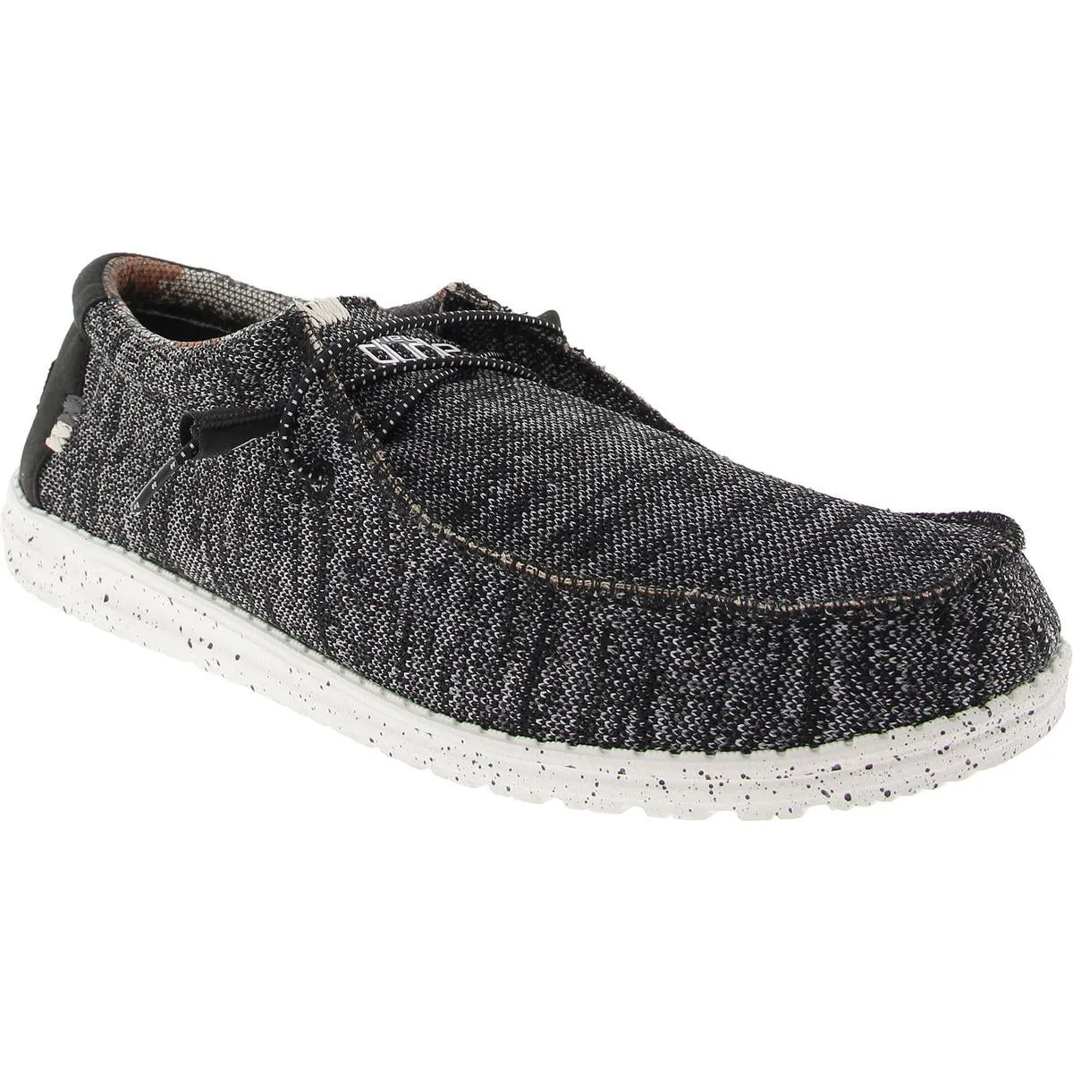 Wally Sox Mens Knit Ankle Slip-On Sneakers