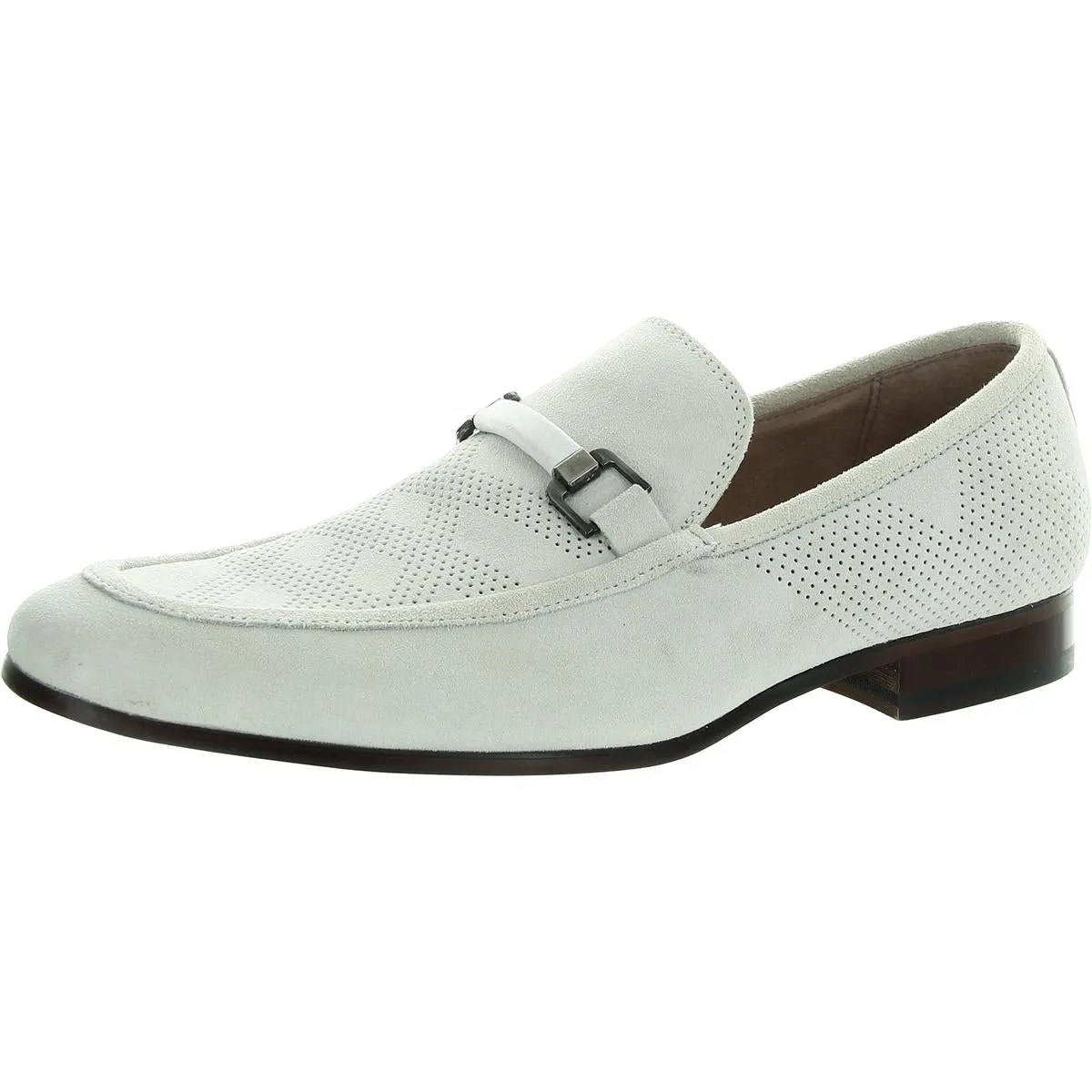 WYDELL Mens Leather Slip On Loafers