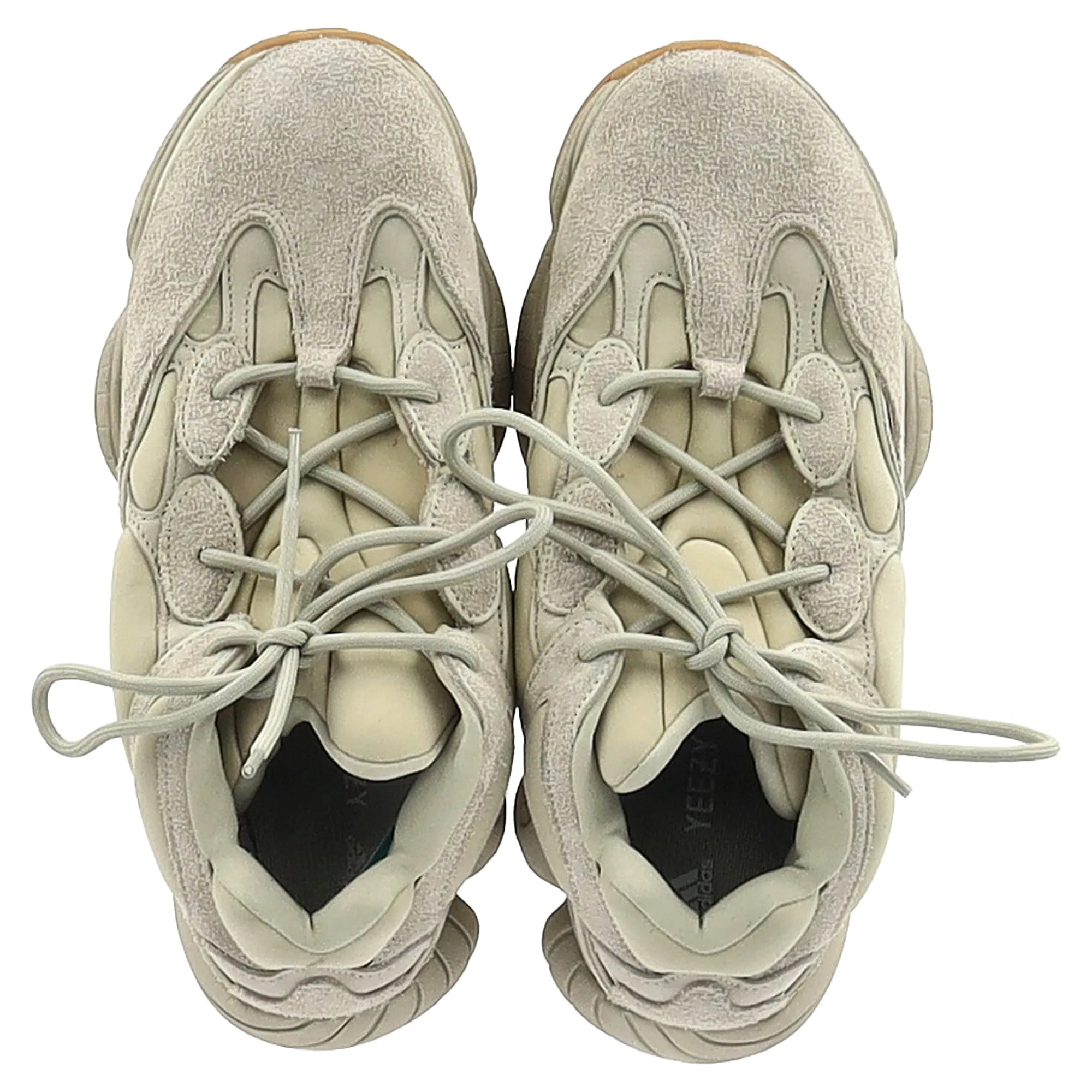 Yeezy 500 Stone Sneakers in Grey Suede